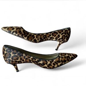 Ann Taylor Leopard Print Heels Size 7.5